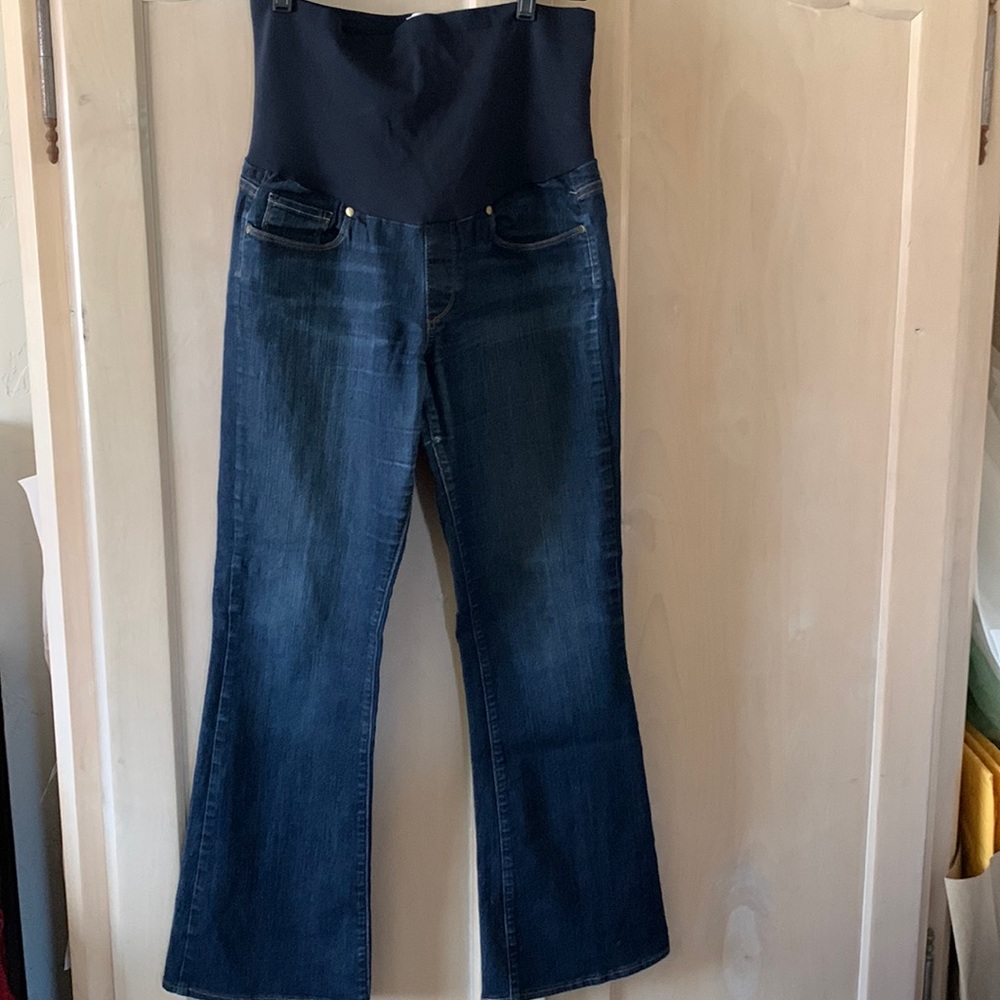 Paige Skyline Boot maternity jeans, size 30